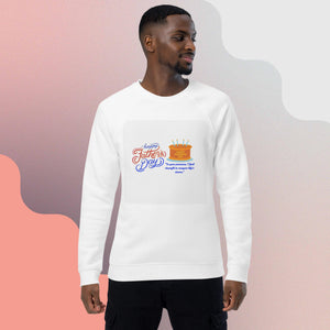 Happy Father's Day || Unisex organic raglan sweatshirt || Father's Day Gift